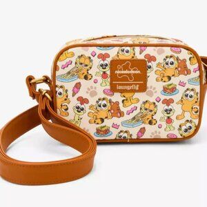 Loungefly Garfield & Odie Allover Print Crossbody Bag Purse NEW WITH TAGS